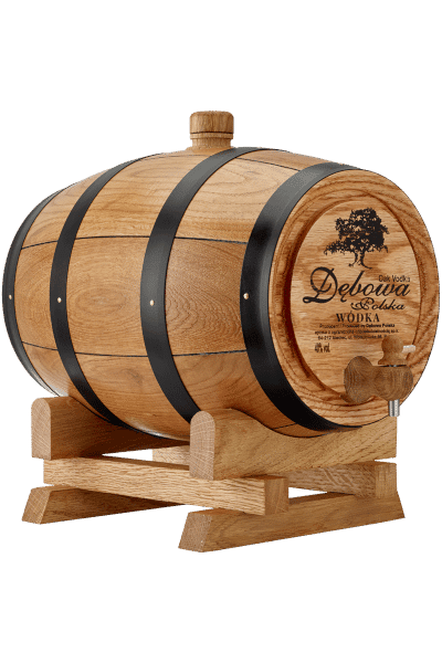 Wódka Dębowa Polska BECZKA 2,0 czarne obręcze