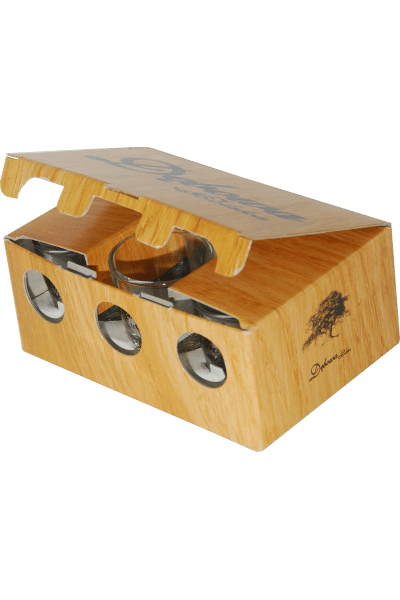 Kieliszki do wódki Dębowa 35g Gin Shot - 6 szt.