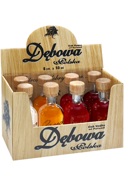 wódka 0 05 zestaw w kartoniku display