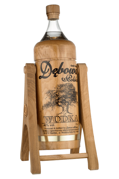 wódka dębowa 2 0 w stojaku kołysce