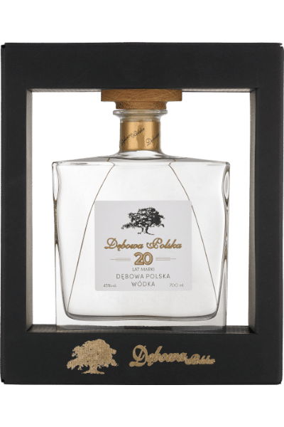 wódka dębowa jubileuszowa 0 7 w czarnym etui exclusive