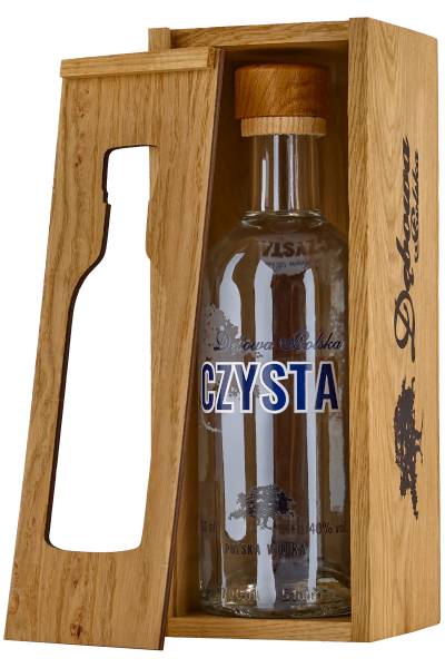 wódka czysta 0 7 skrzynka zasuwana