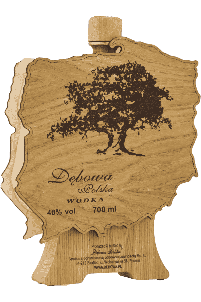 Wódka Dębowa Polska Mapa 0,7
