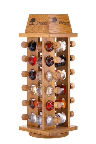 Wódka Dębowa stojak na miniaturki 0,05