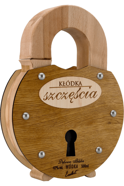 Wódka Dębowa Polska Excellent 0,5l   Kłódka szczęścia