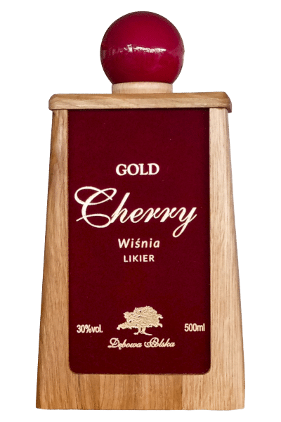 Gold Cherry wiśnia karafka dębowa likier