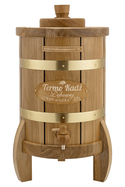 Wódka Dębowa Polska Excellent 2.0 termo kadź